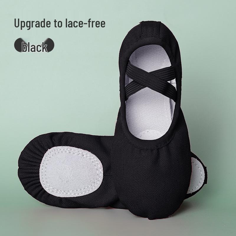 Черные танцевальные туфли с мягкой подошвой для мальчиков и мужчин - стиль «кошачья лапка»