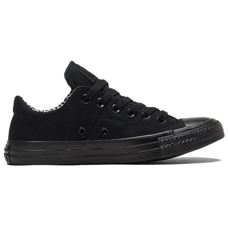 Converse Женские All Star Madison Low 'Черный' (женские размеры) Черно-белые кеды 565224F