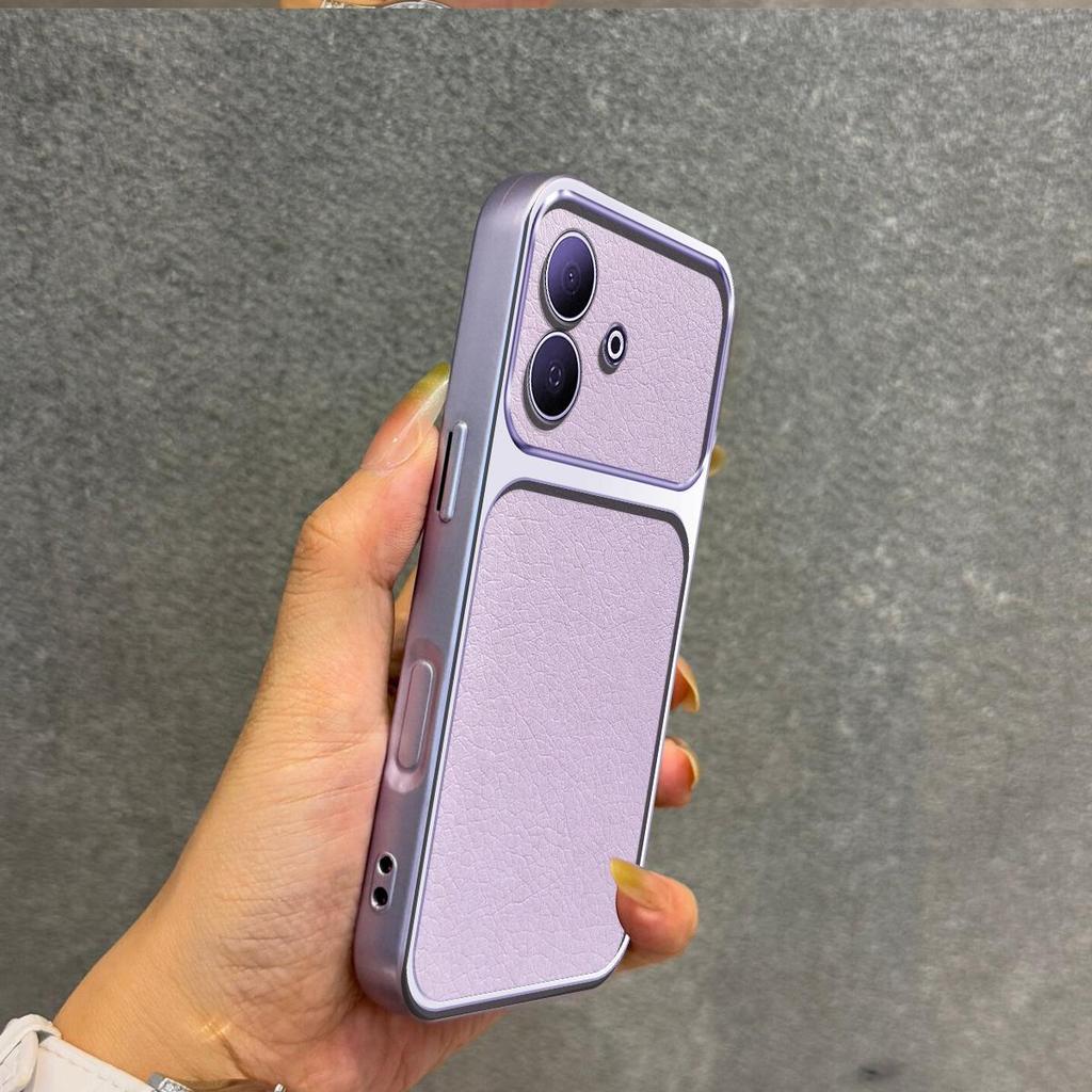Роскошный чехол из искусственной кожи для Vivo V60 Lite 4G/5G, противоударный, с большим окном