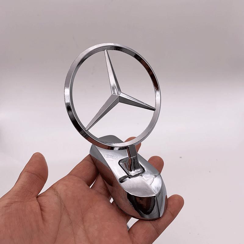 Эмблема Mercedes-Benz, Передняя эмблема Mercedes-Benz, Эмблема на капот, Логотип автомобиля, 3D металлическая эмблема для капота Mercedes-Benz F4