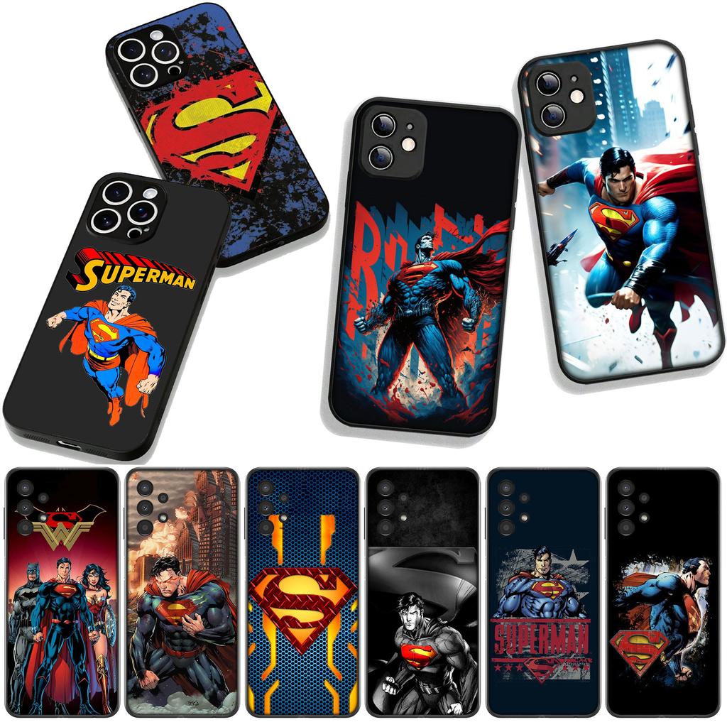 Чехол для Apple iPhone 16 15 14 Plus 13 12 Mini 17 Pro Max + ProMax 16E Air Чехол для телефона S-Supermans DC Movie