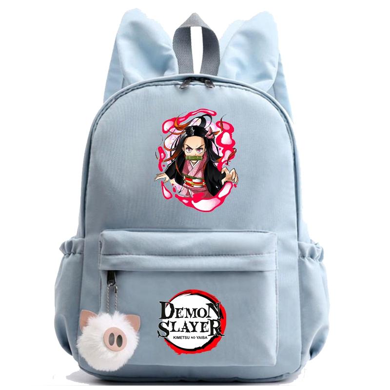 Рюкзак «Убийца демонов» в стиле аниме, рюкзак для девочек и мальчиков, школьный рюкзак для школы, сумка для книг для мужчин и женщин, дорожная сумка для отдыха Mochila