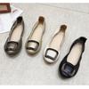Spring Autumn Ballet Flats Women Boat Shoes Round Toe Flat Single Shoes Elegant Ladies Brand Soft Comfortable Plus Size 42