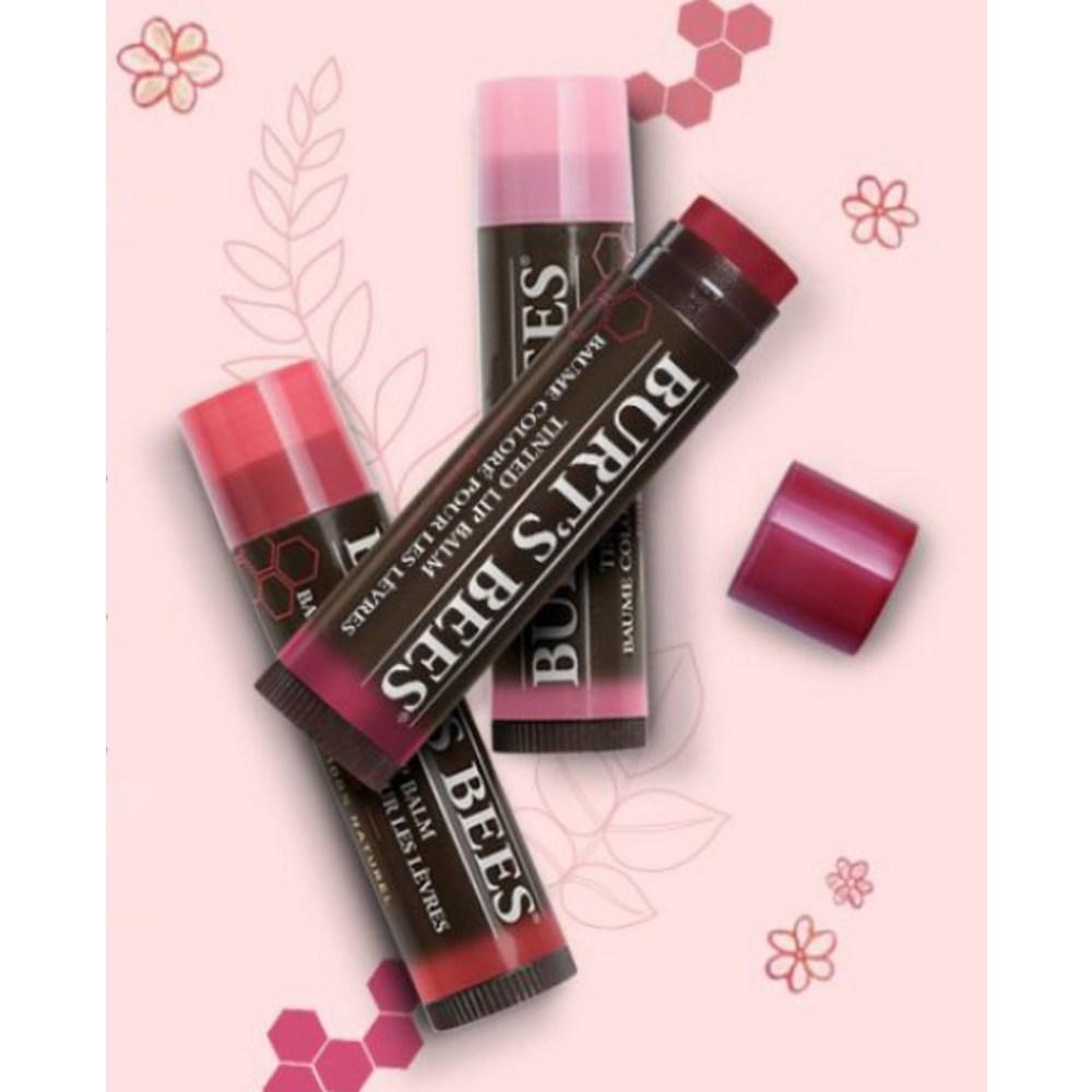 Burt's Bees Tinted Lip Balm, Magnolia, 4.25g, 4 Pieces