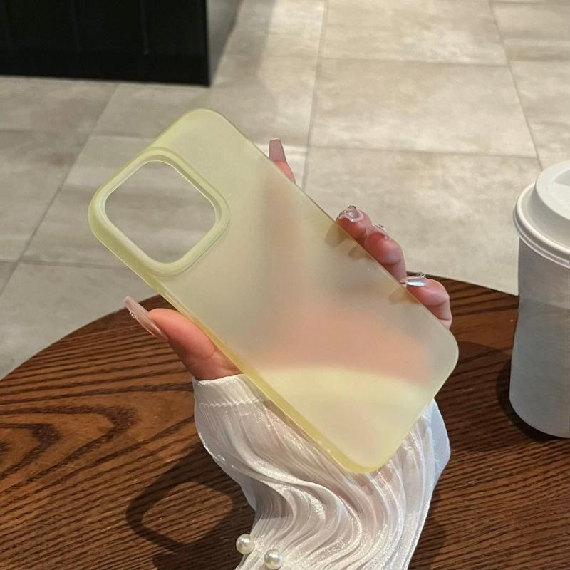 Fashion Soft Frosted Phone Case For iPhone 16 Pro Max Cases iPhone 11 16 12 13 14 15 Pro Max Matte Transparent Case Cover Bumper
