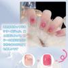 Biutee Gel Nail Nail Color with Glitter 6 Colors 8ml Compatible Glitter Magnetic Nail Gel Nail Color Gel Fine Particle Glitter Diamond Gel Iridescent