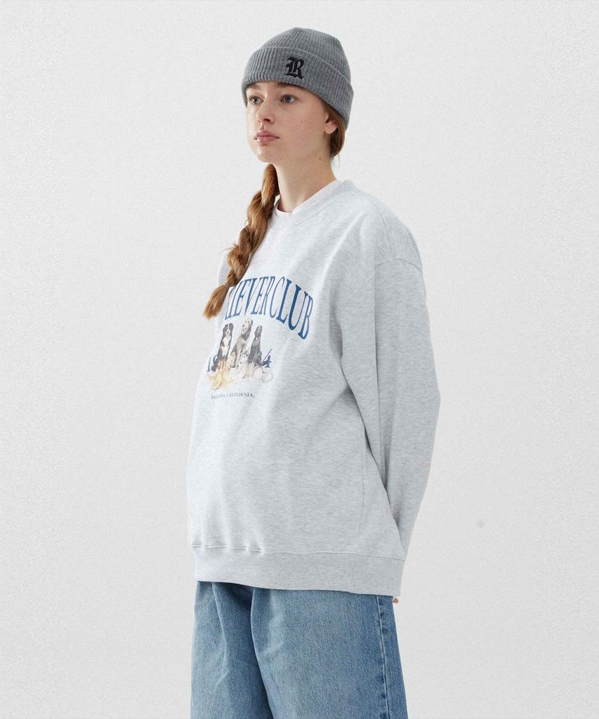 RETRIEVER CLUB Retriever Friends Crewneck [Melange Gray]
