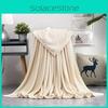 Solid Simple Oversized Color Soft Plush Blanket For Napping Sofa And Use Bedroom