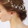 Повязка на голову с кристаллами Halo Hairband Leaf Crown Bride Ободки Свадебные аксессуары для волос