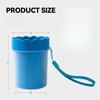 Portable Dog Paw Cleaner Cup Soft Silicone Bristles Detachable Foot Washer Deep Clean Mud Dirt For Dog Outdoor Walking