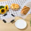 1/2pcs Bread Loaf Container Clear Airtight Bread Box With Lid Sandwich Bread Holder Kitchen Pasta Multigrain Toast Storage Boxs