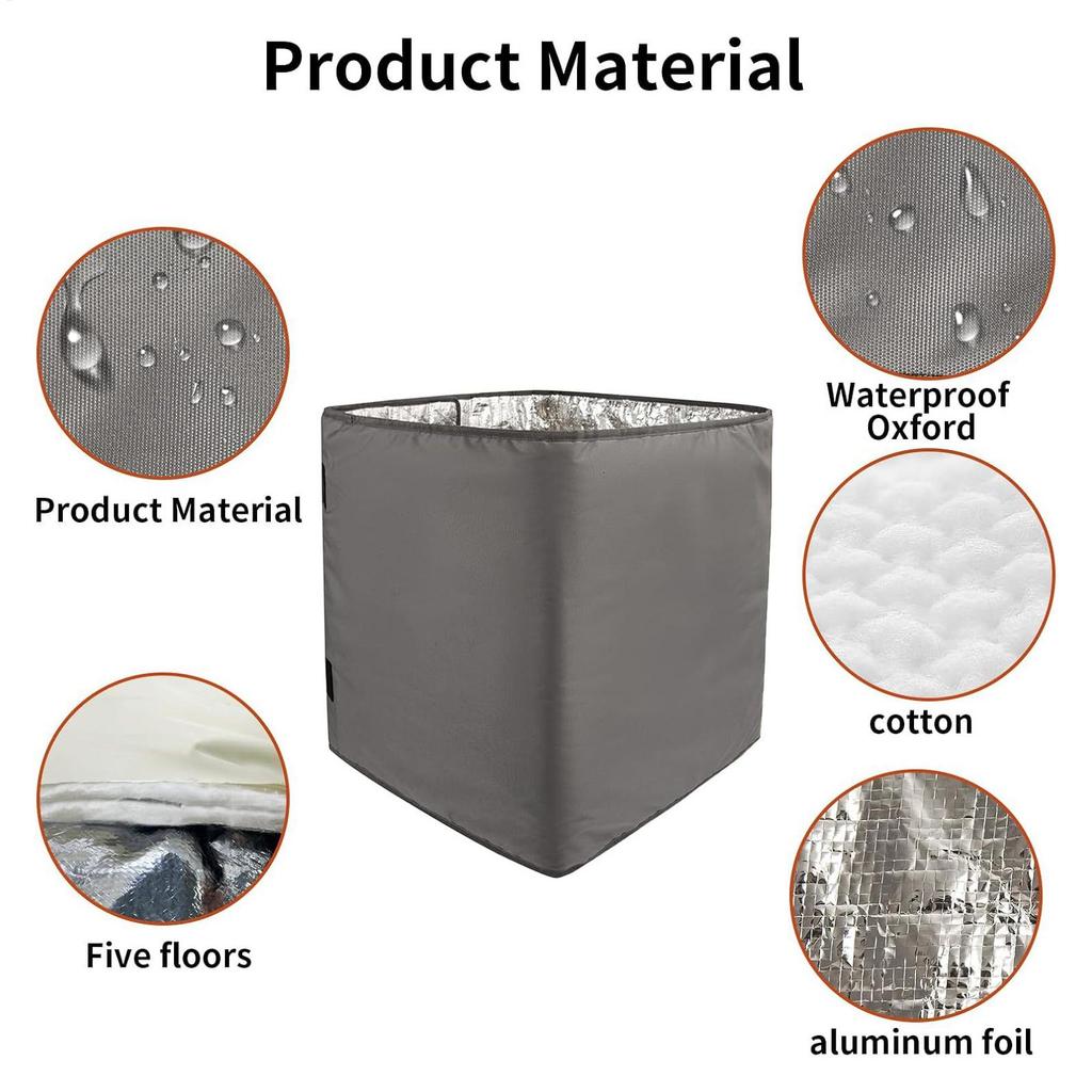 Зимняя обертка для улья 5-слойная утолщенная водонепроницаемая регулируемая накидка для улья для защиты при уличном пчеловодстве, в саду на заднем дворе