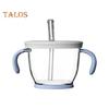 150ml Drinking Cup with Handles Baby And Toddler Sippy Cup Capacity Silicone Straw Easy-to-Grip Handle Mini Cup Reusable Children Tumbler
