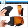 Dreld Violin Chin Rest Covers, Soft Cotton with Non-Slip Design, Fits 4/4, 3/4, 1/2, 1/4, and 1/8 Violin Sizes, Soft Cover Protector, Protects Skin an