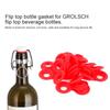 25pcs Leakproof Design Bottle Cap Gasket Silicone Swing Top Bottle Seal Flip Top Gasket  Home Brew