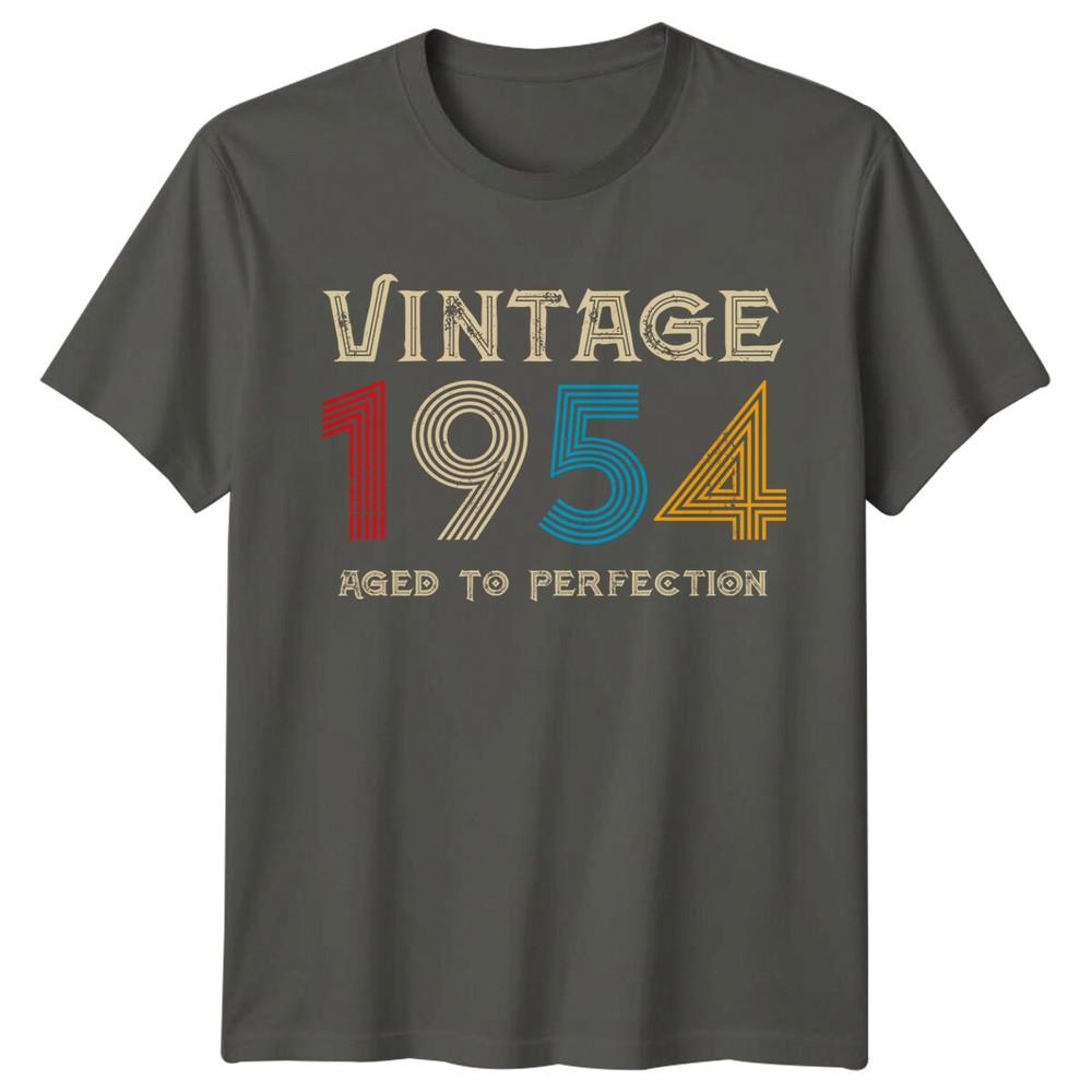 Vintage 1954 Aged To Perfection Unisexs TShirt 72nd Birthday Gift