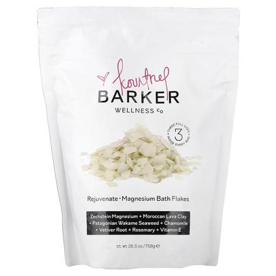 Barker Wellness Co, Rejuvenate, Магниевые хлопья для ванны, 750 г (26,5 унций)