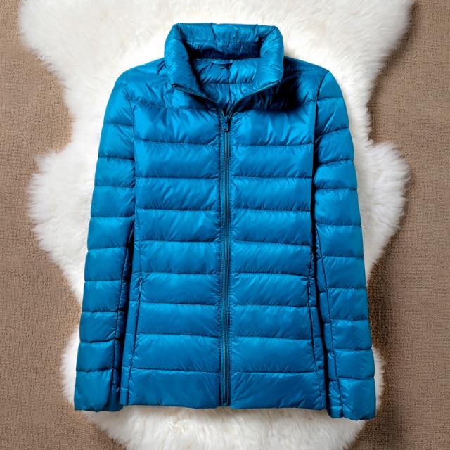 Down Jacket Women Coat Autumn Winter Jackets for Warm Quilted Parka Ladies and Light Female Ultralight Hooded