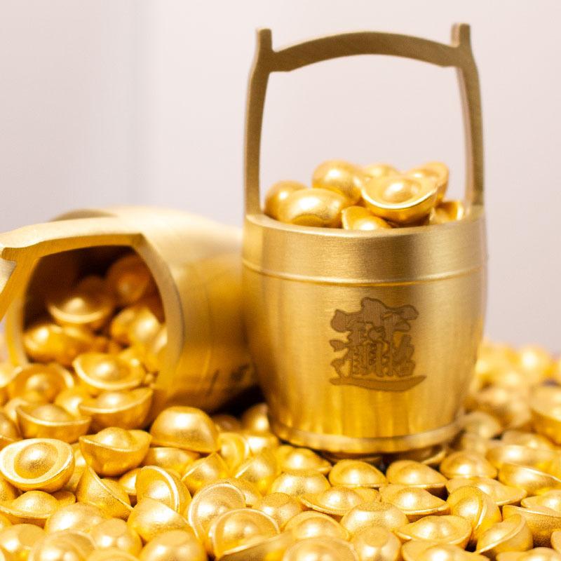 Слитки solid sand gold, горшки с сокровищами, маленькие слитки для привлечения богатства, золотые слитки, изделия ручной работы