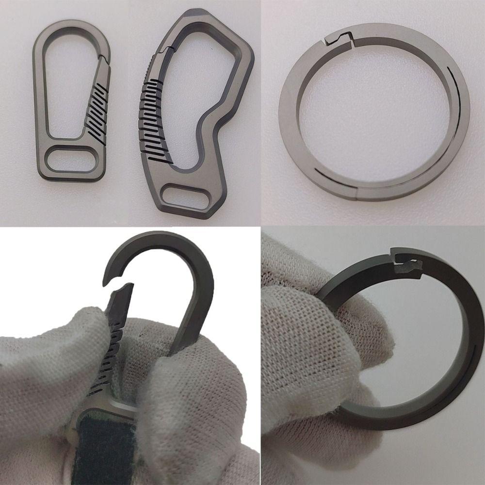 Титановый сплав Брелки Реальный Кулон Новый EDC Инструмент Мужской Креативный Подарок