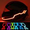 Motorcycle Helmet Light Rechargeable Helmet Light Safety Night Warning Signal LED Motorcycle Helmet Sticker Light Stripe