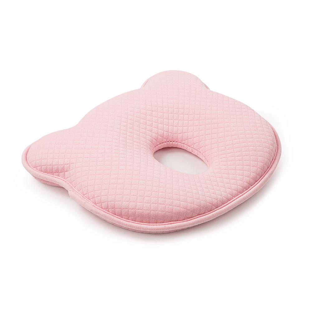 Baby Shaping Pillow Prevent Flat Head Bear Shape Memory Foam Moisture Wicking 3D Nursing Pillow
