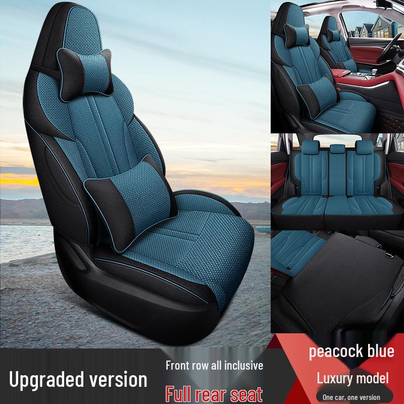 Чехол-подушка на сиденье XM из льна для Changan CS75PLUS - Стильная всесезонная защита