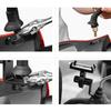 1x Motorcycle Phone Holder Handlebar Stand, Bike Rearview Mirror Mount Extender