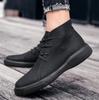 High Quality Men's Genuine Leather Boots Comfortable Sneakers Fashion Men Shoes Leather Versatile Skateboard Shoes
