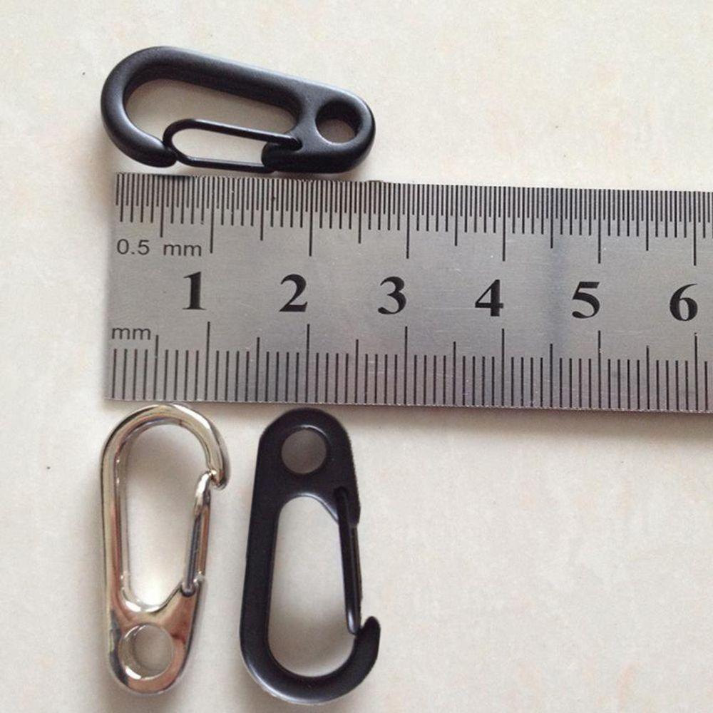 Buckle Safety Travel Tools Outdoor Hook Spring Clips Camping Keyring D-Ring Key Chain D Carabiner