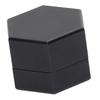 Mini Portable Billiard Chalk Case Hexagonal Pool Cue Chalk Box Holder Billiard Accessories Black