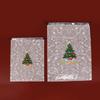 Christmas Drawstring Gift Bag Transparent Plush Doll Packaging Bag Dust-Proof Clear Storage Pouch for Christmas Gift Home Organization