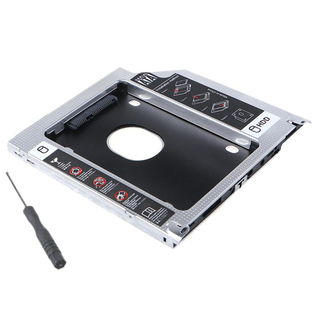 9.5мм Алюминиевый второй HDD Caddy SATA 3.0 для MacBook Pro A1278 A1286 A1297 SSD DVD Корпус Адаптер Жесткий Диск