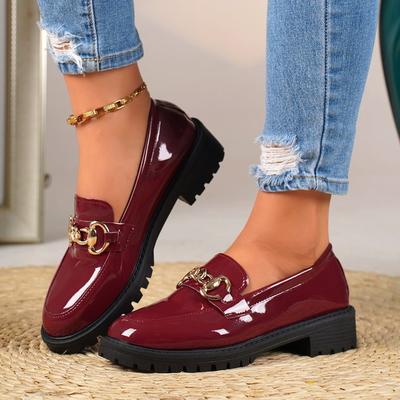 Женские кожаные лоферы с бантом, массивная подошва, модные однотонные туфли с круглым носком, повседневные нарядные, удобные, легкие, деловые туфли для ходьбы