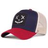 Unisex XX Smiling Face Embroidery Baseball Net Caps Spring and Summer Outdoor Adjustable Casual Hats Sunscreen Hat