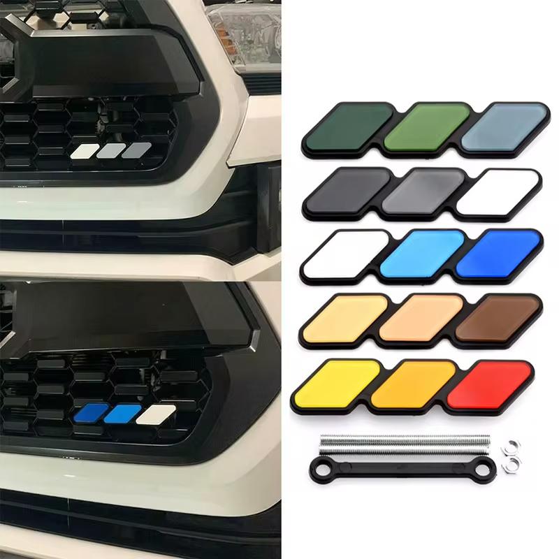 3 Colors Grille Badge Emblem Air Inlet Auto Car Accessories