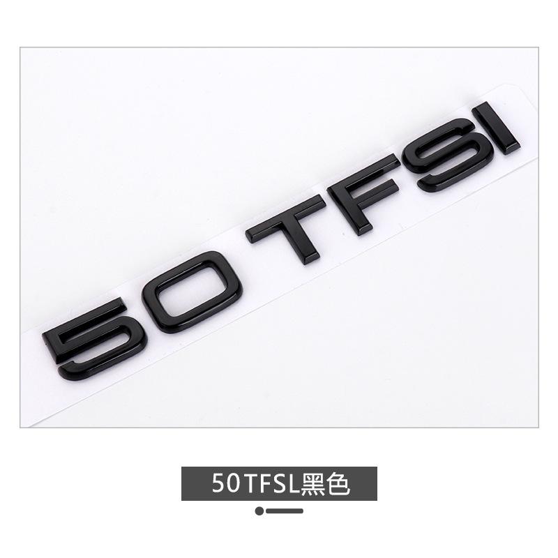 2026 3D Car Styling 30 35 40 45 50 55 60 TFSI Logo Decal Emblem Rear Trunk Badge Sticker For Audi A1 A3 A4 A5 A6 A7 A8 Q2 Q3 Q5 Q7 TT