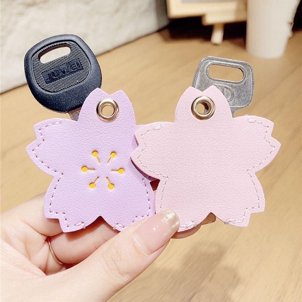 Multicolor Mini Key Case Flower Cartoon Protective Case High Quality Key Accessories