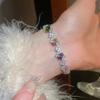 Luxury Women Crystal Hand Bracelet Colorful Friendship Bracelet Zircon Bracelet  Hand Accessory