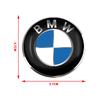 4 шт. 56 мм Наклейка-эмблема на центр ступицы колеса автомобиля для BMW F20 E36 E92 E87 E30 E46 E91 F31 X5 E53 E34 F11 E70