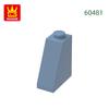 84 шт./лот 60481 2x1x2 Наклонная плитка с нижней трубкой Блок Цветные детали MOC Совместимо с Кирпичами Сделай сам Детская игрушка
