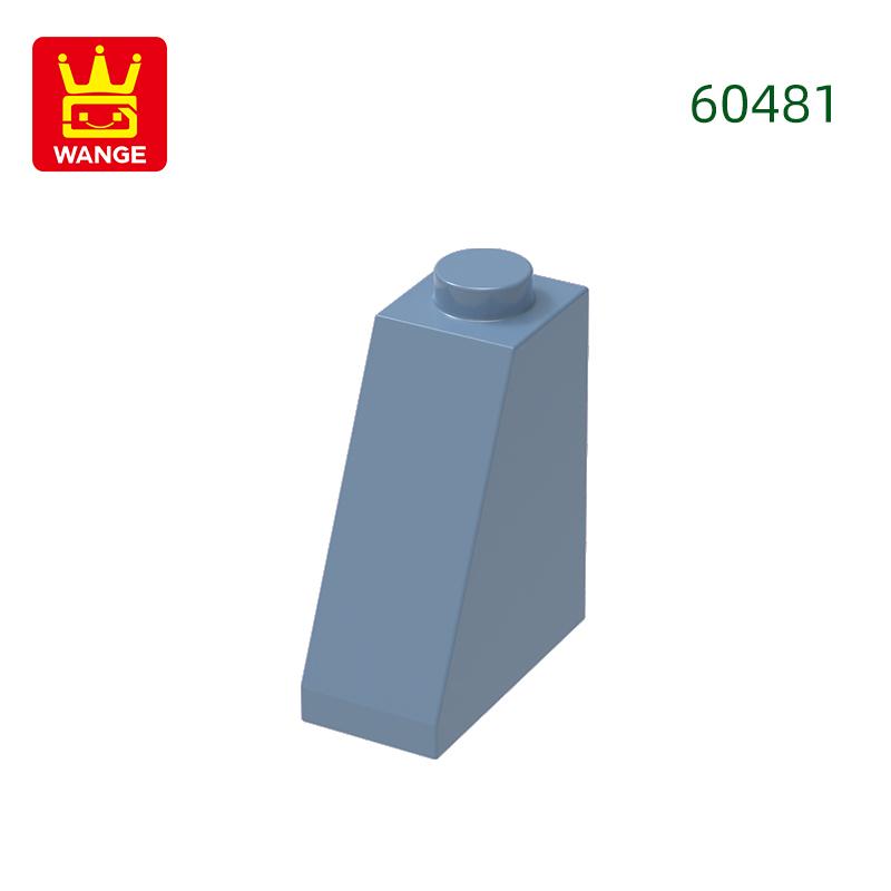 84 шт./лот 60481 2x1x2 Наклонная плитка с нижней трубкой Блок Цветные детали MOC Совместимо с Кирпичами Сделай сам Детская игрушка