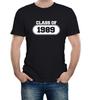 Mens Class of 1989 College School Graduation T-Shirt University Gift