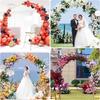 1PCS Gold Wedding Arch Stand, Party Decor Balloon Arch, Frame Backdrop Holder Bracket,Size 4FT 5FT 6FT 6.6FT 7.2FT