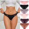 Women Floral Lace Panties Hollow Out Underwear Perspective Soft Underpants Breathable Briefs