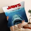 J-JAWS Movie Cushion Cover Inches Farmhouse Decor Home Throw Pillow Covers For Couch Decorations