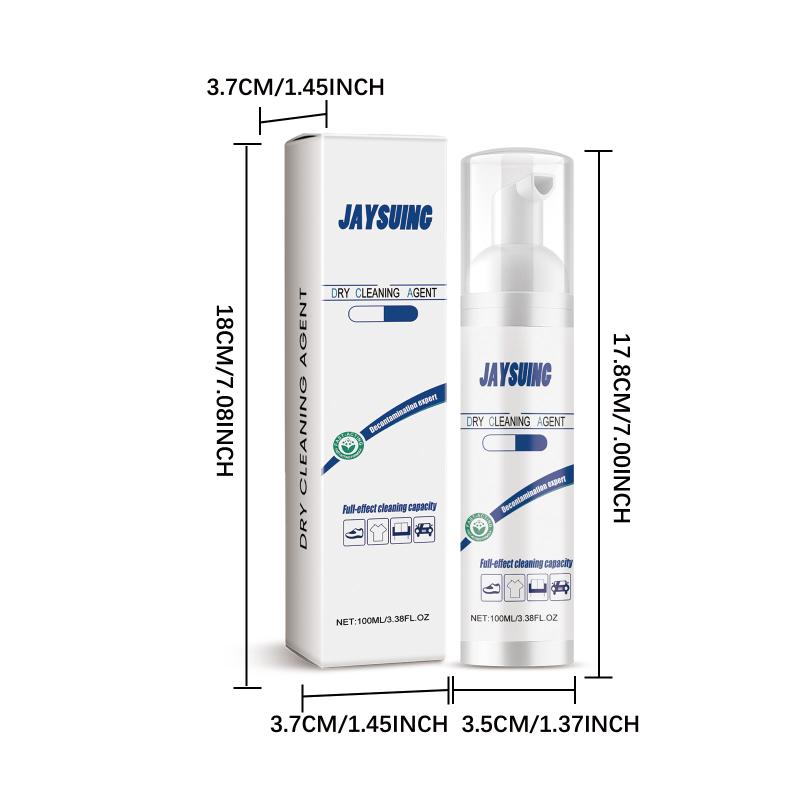 Stain Remover Spray for Clothes and Down Jackets Wash Free Oil Cleaner Fast Acting Decontamination for Home and Travel Use