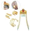 Women Egyptian Costume Accessories Egyptian Headpiece Snake Arm Cuff Wrist Bracelet Cuff For Theme Party Halloween