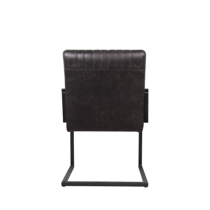 Chaise de salle à manger - HSM - Texas - Cuir de yacht - Style industriel - 1 place