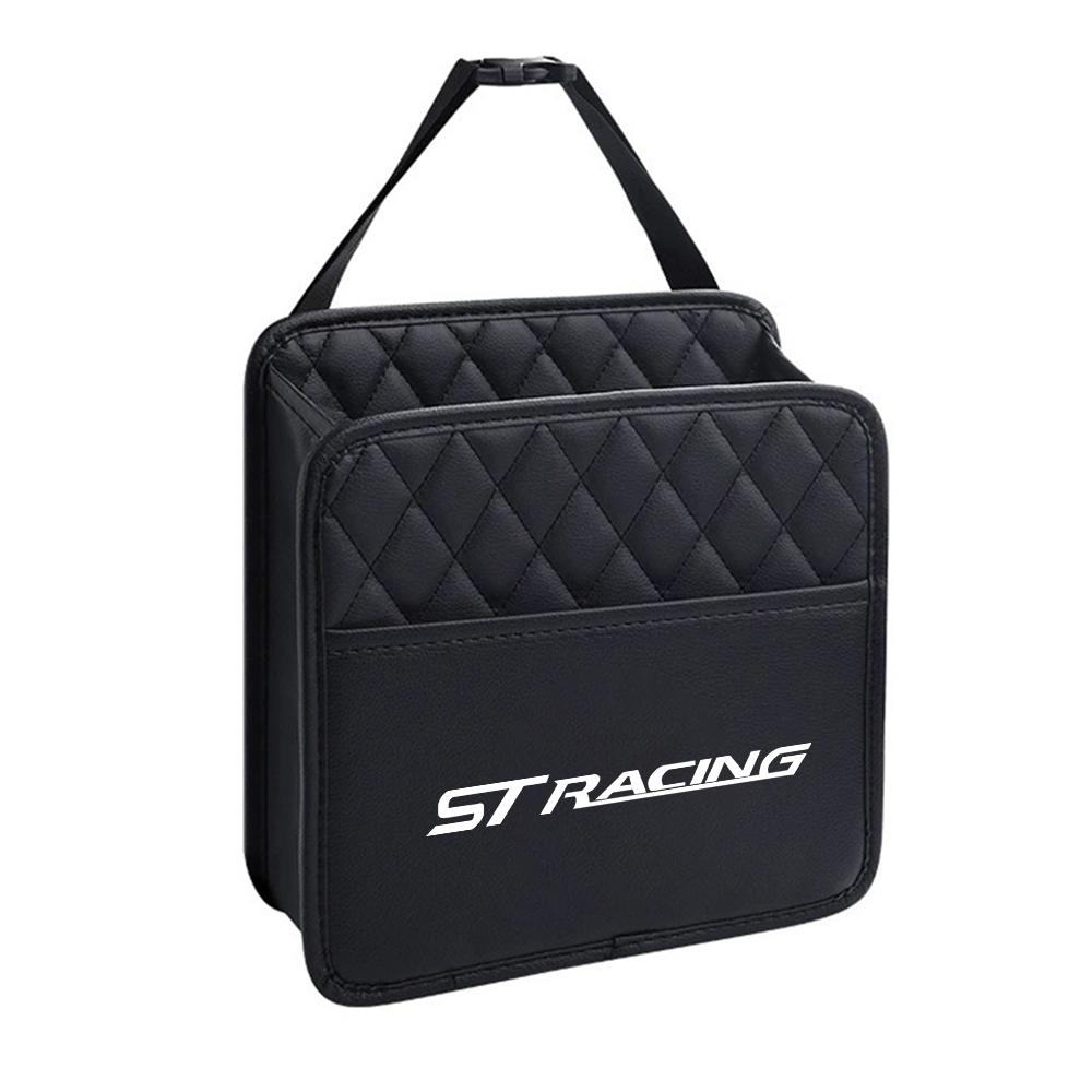CMOC6 For Ford Mk7 Mustang Fiesta Mondeo Explorer Edge ST Racing Kuga Car Seat Back Storage Bag Tablet Phone Drink Snack Organizer Box